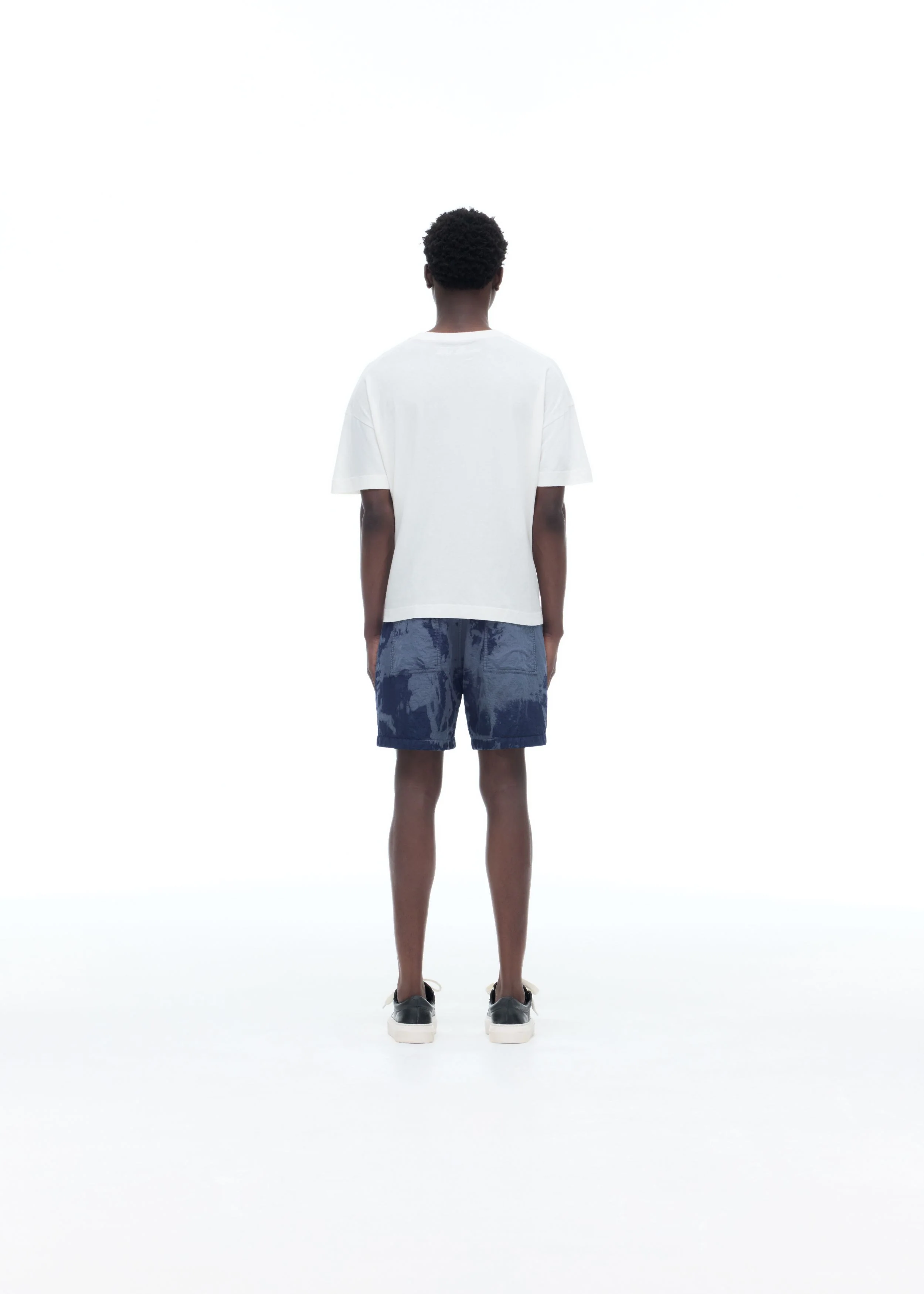 BLEACHED NYLON SHORTS - Image 4