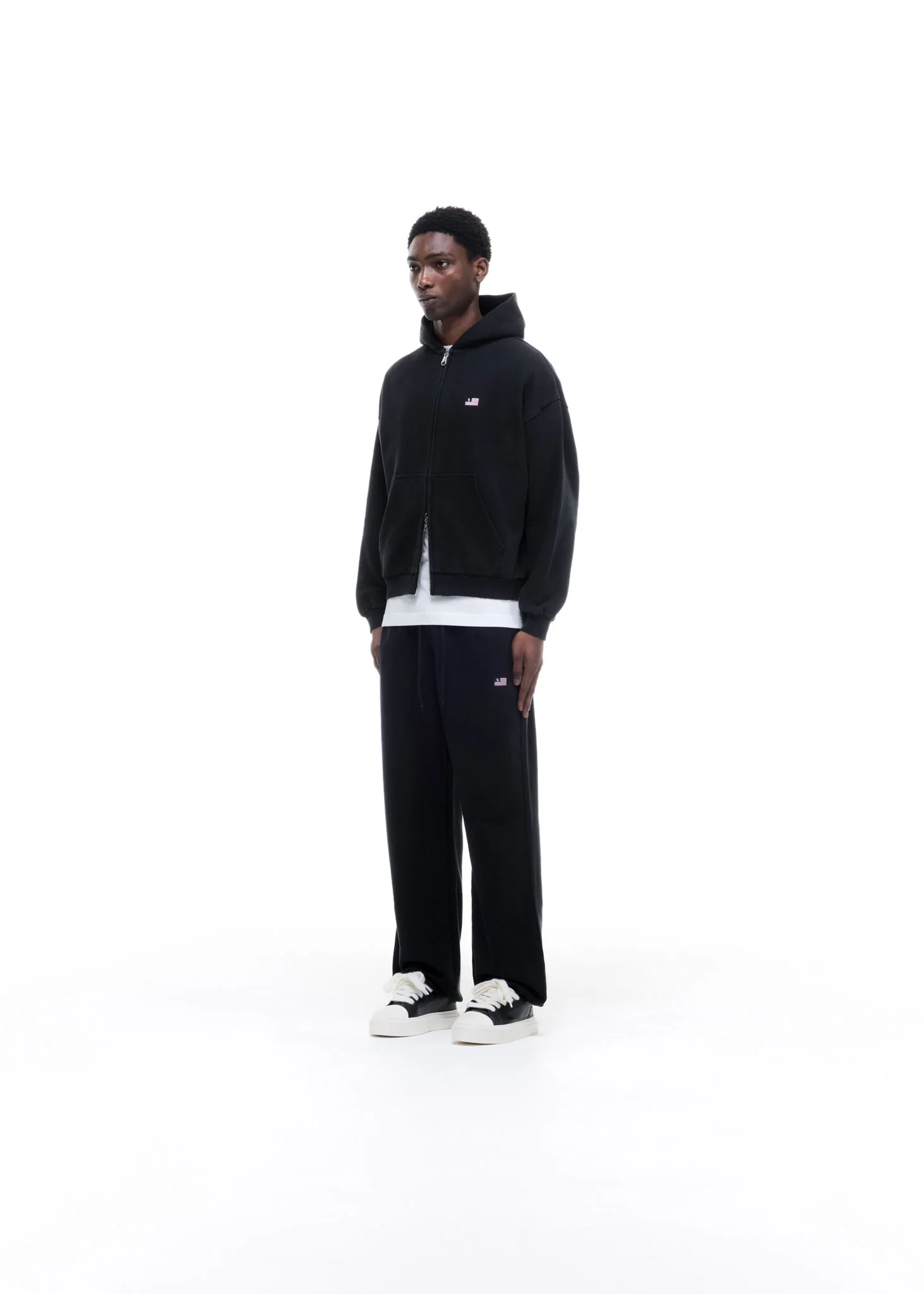 MINI FLAG ZIPPED HOODIE - Image 3
