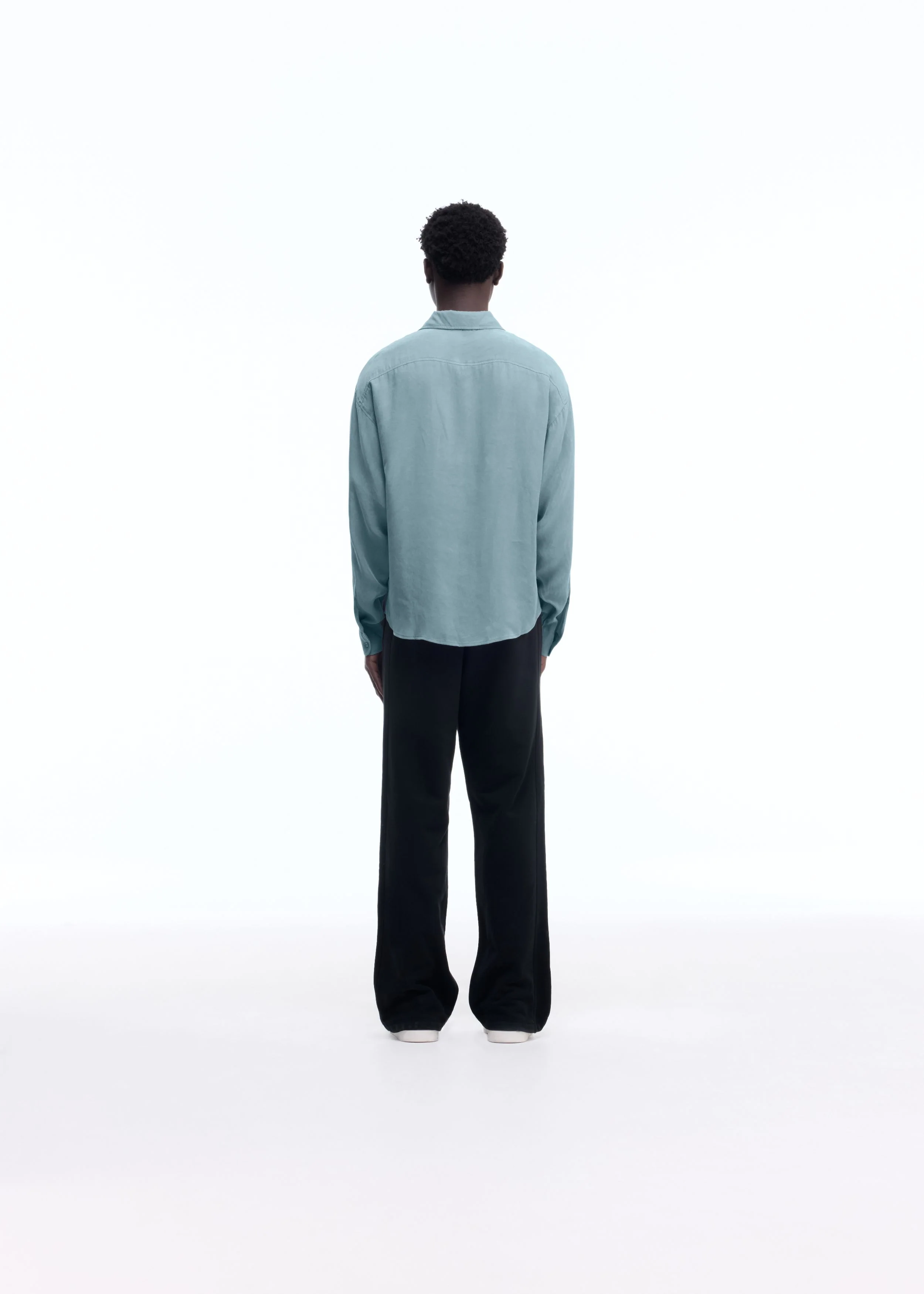 SANDWASHED SATIN SHIRT - Image 4
