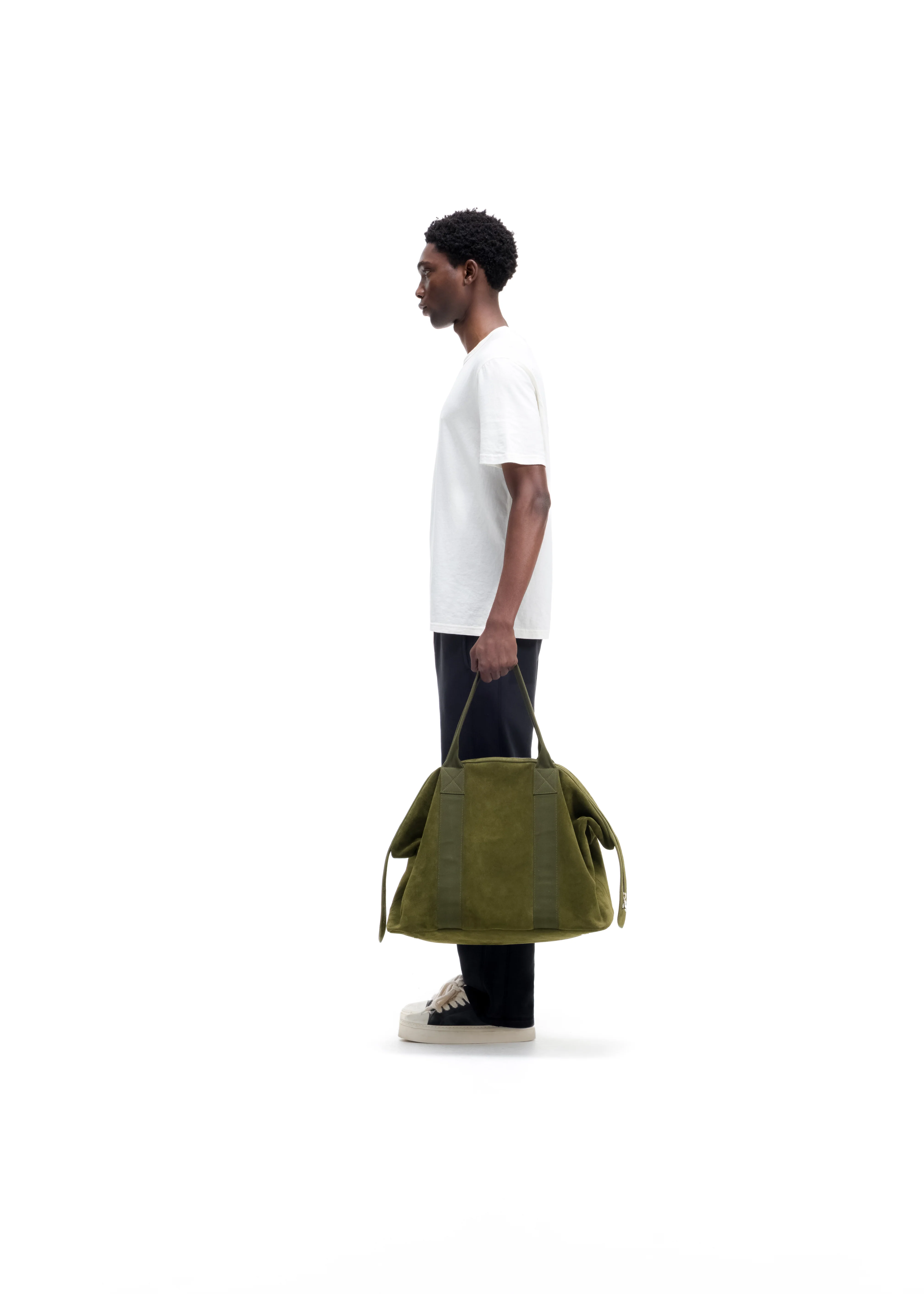 SUEDE MILITARY DUFFLE - Image 2